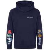 Adults Heavy Weight Sea Creatures Communication Hoodie - Daywear